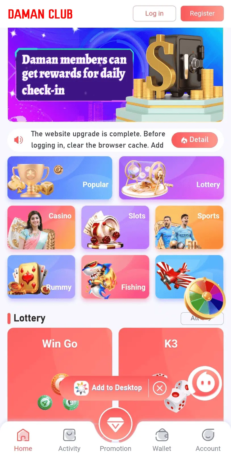 Daman Club App